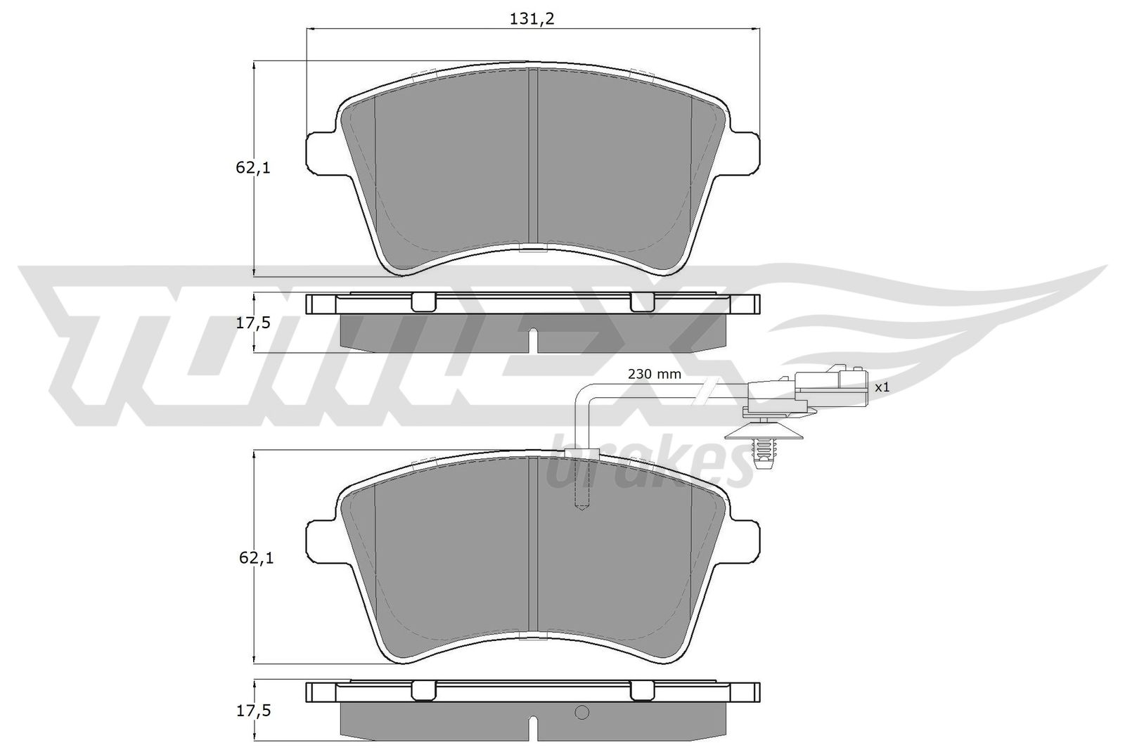 TOMEX Brakes TX 15-841 Sada...